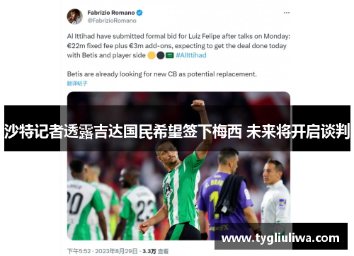 沙特记者透露吉达国民希望签下梅西 未来将开启谈判 沙特记者透露吉达国民希望签下梅西 未来将开启谈判